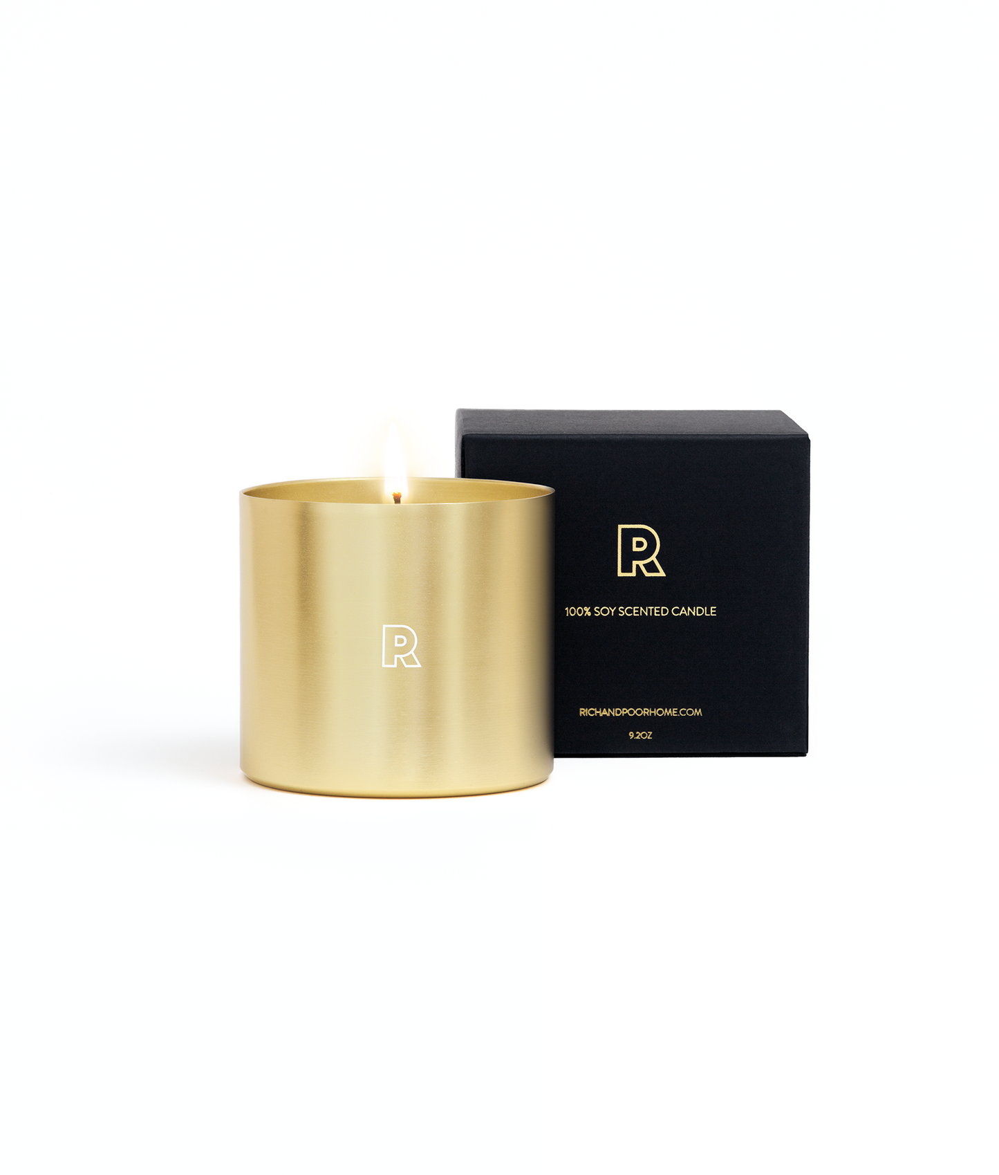 Orion Court – Vanilla & Tonka Soy Candle (9 oz, Gold Jar – Limited Edition)