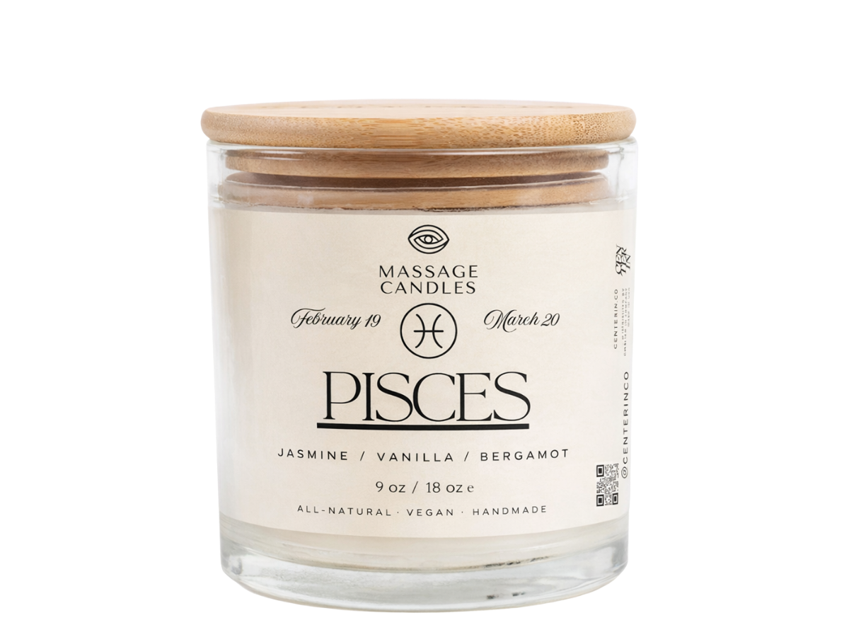 Zodiac Sign Massage Candles